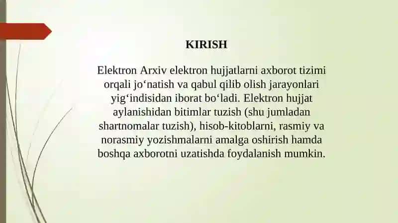 Elektron kutubxonalar va arxivlar bilan ishlash 3