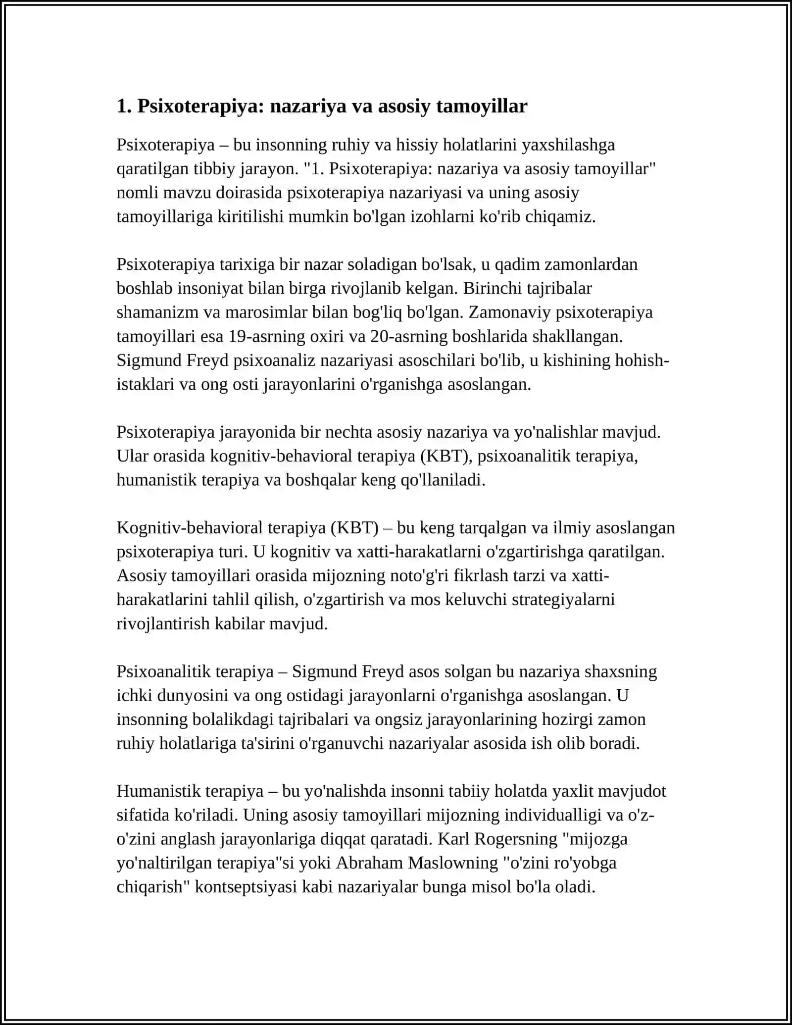 PSIXOTERAPIYA 3