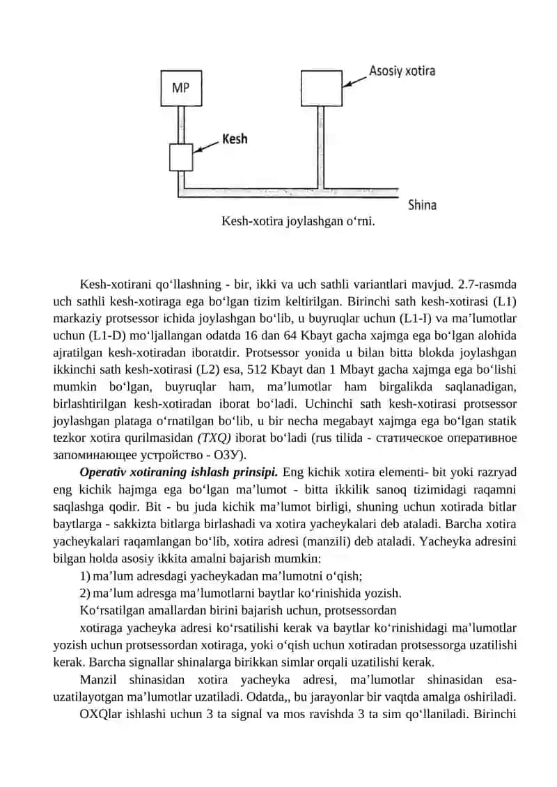 Xotira qurilmalari 3