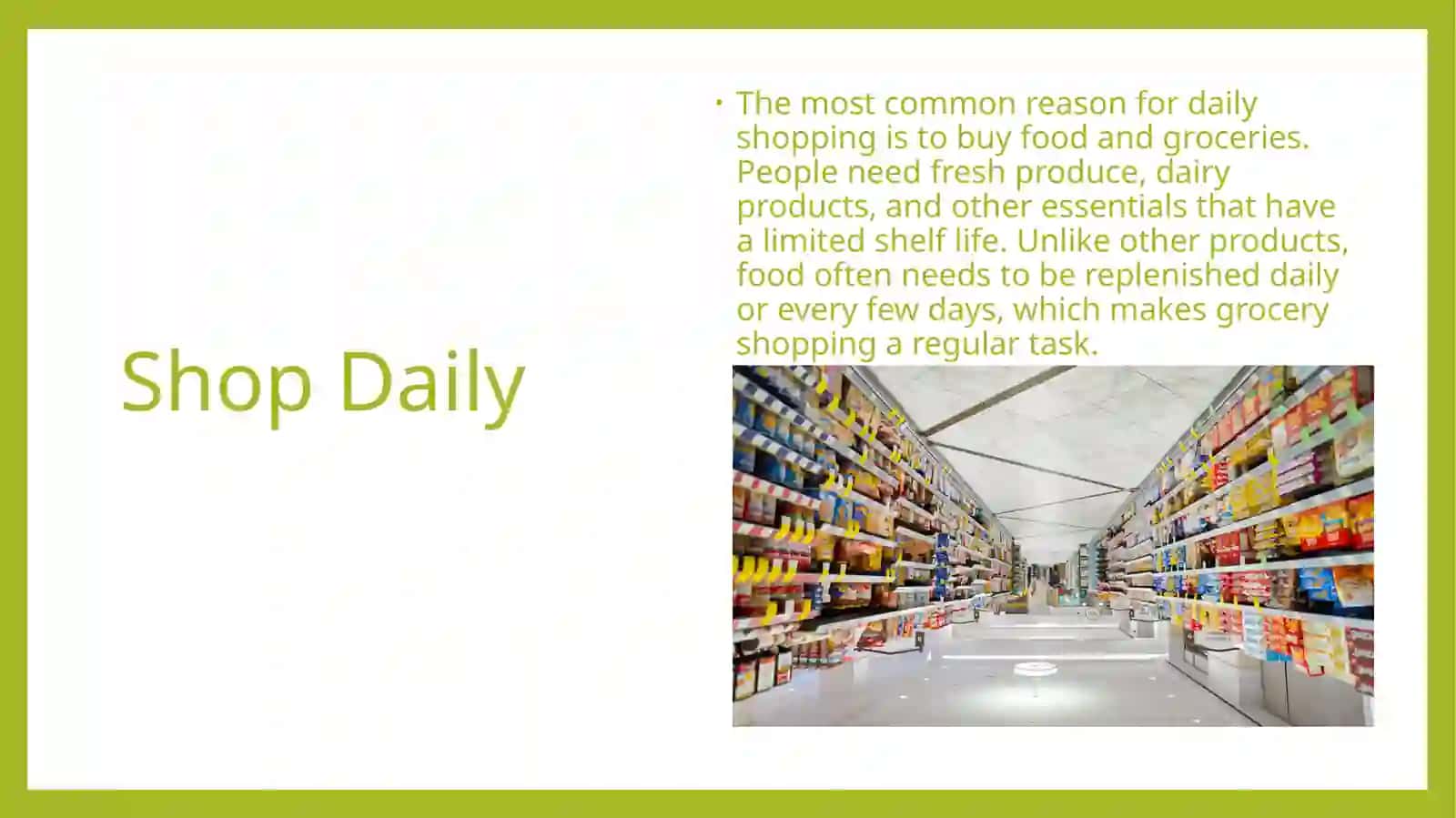 Daily Shopping 3