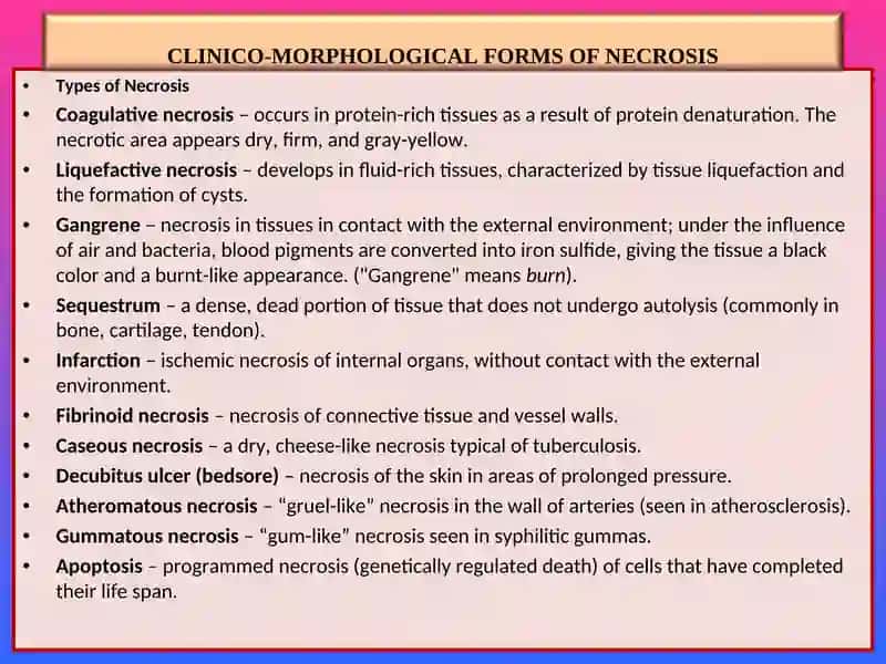 NECROSIS Lecture 3