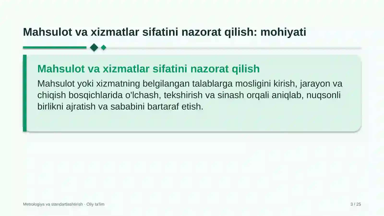 Gulchilikda mahsulot va xizmatlar sifatini nazorat qilish 3