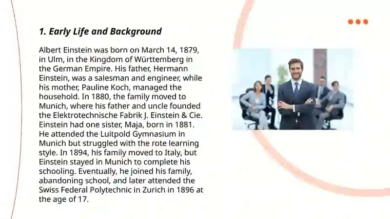 Plan: Early Life and Background, Education and Training, Career Beginnings 3