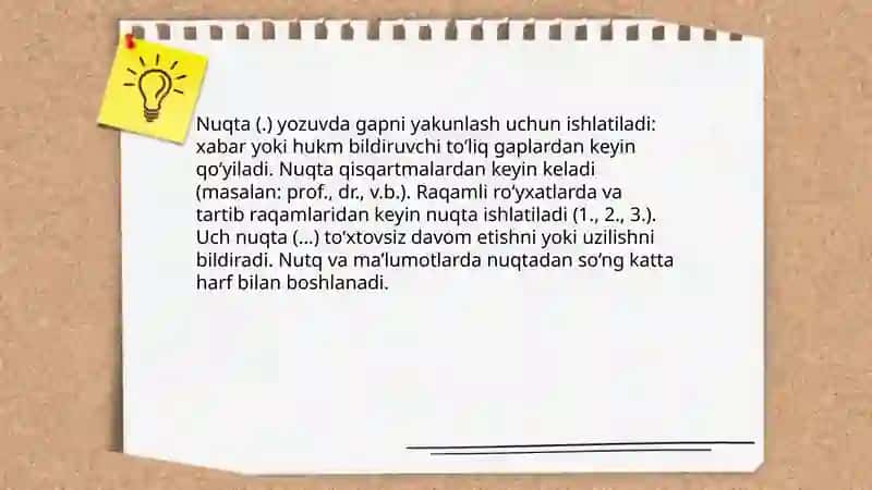 Punktuatsion savodxonlik 3