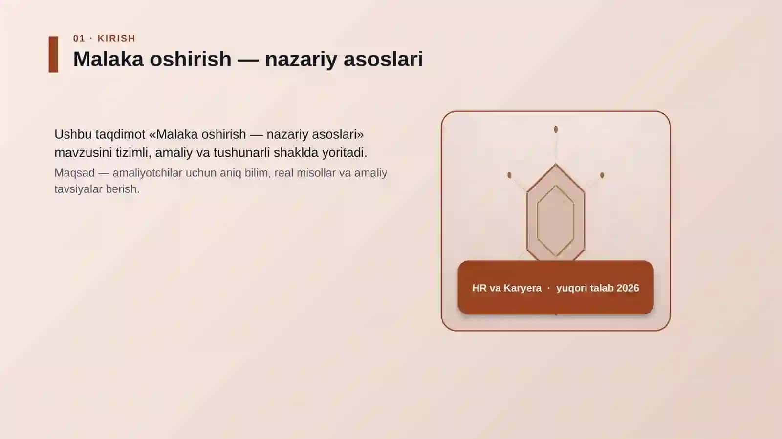 Malaka oshirish — nazariy asoslari 3