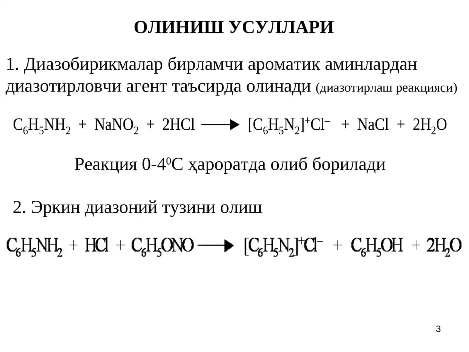 Diazo - va azobirikmalar 3