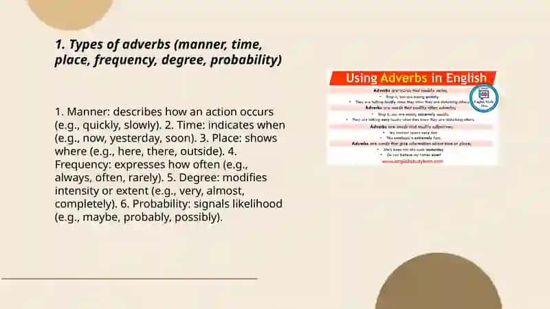Using adverbs 3