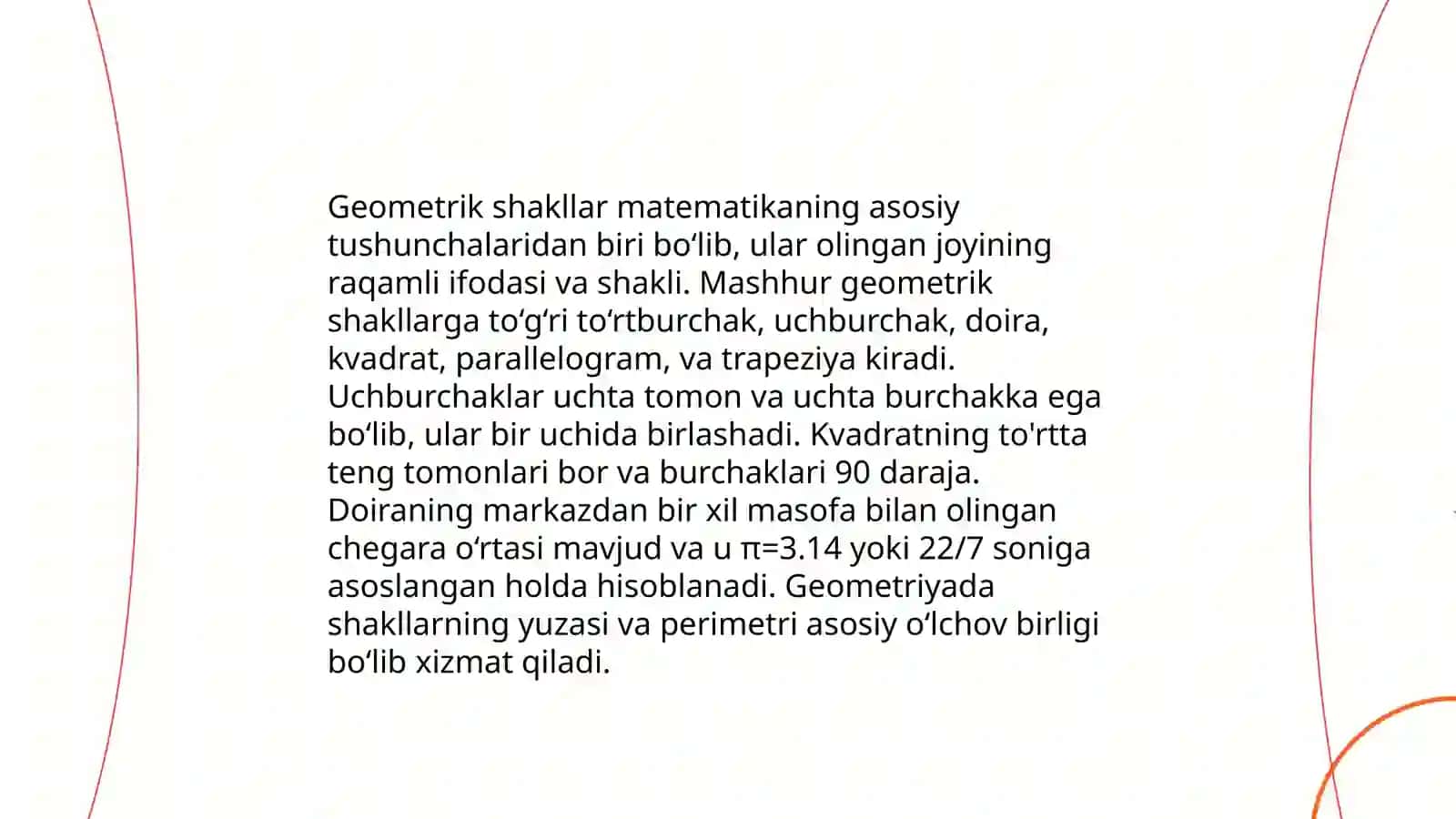 Geometrik shakllar 3