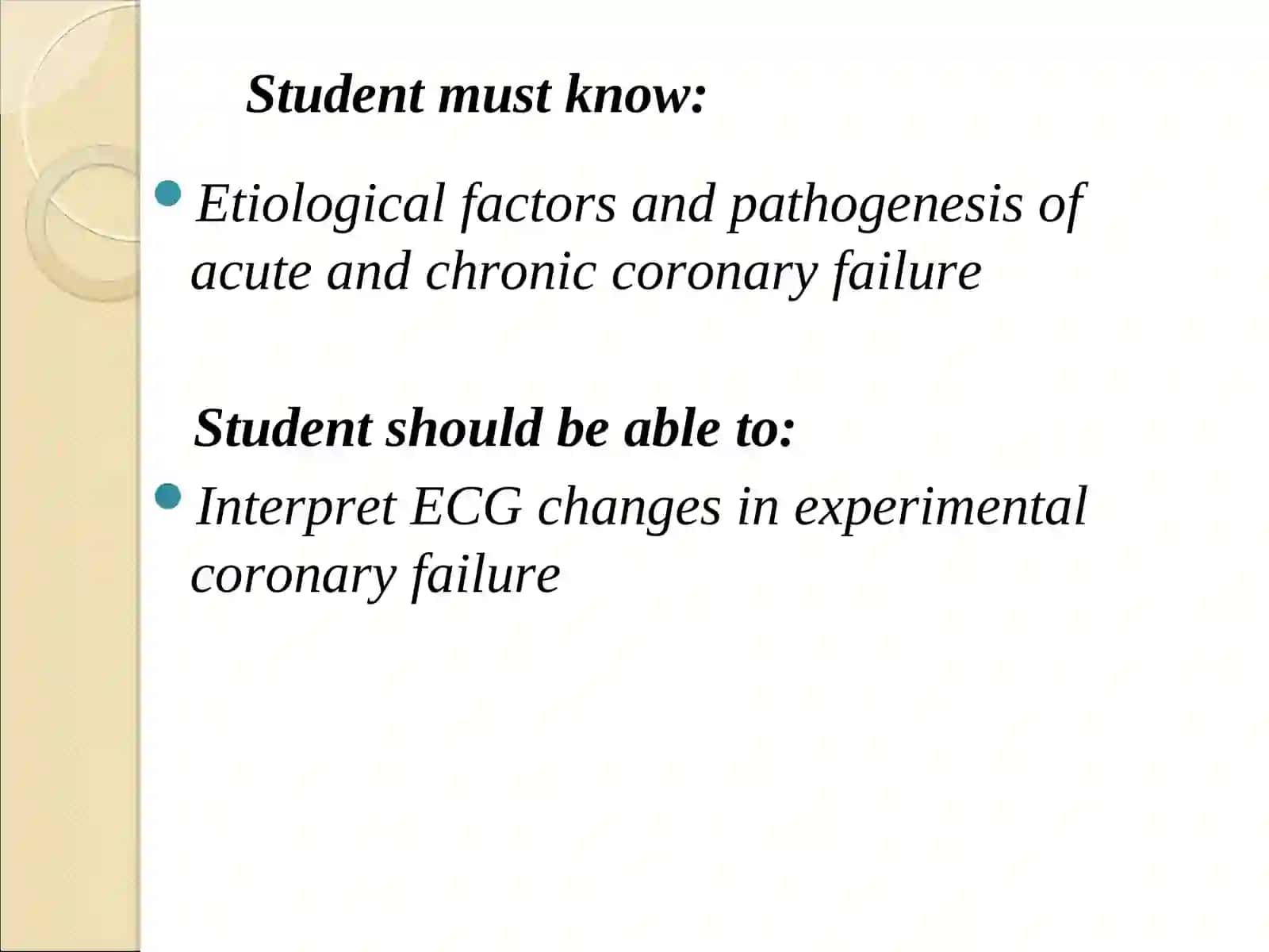 Methodological block for the CBL module "Cardiovascular system" 3