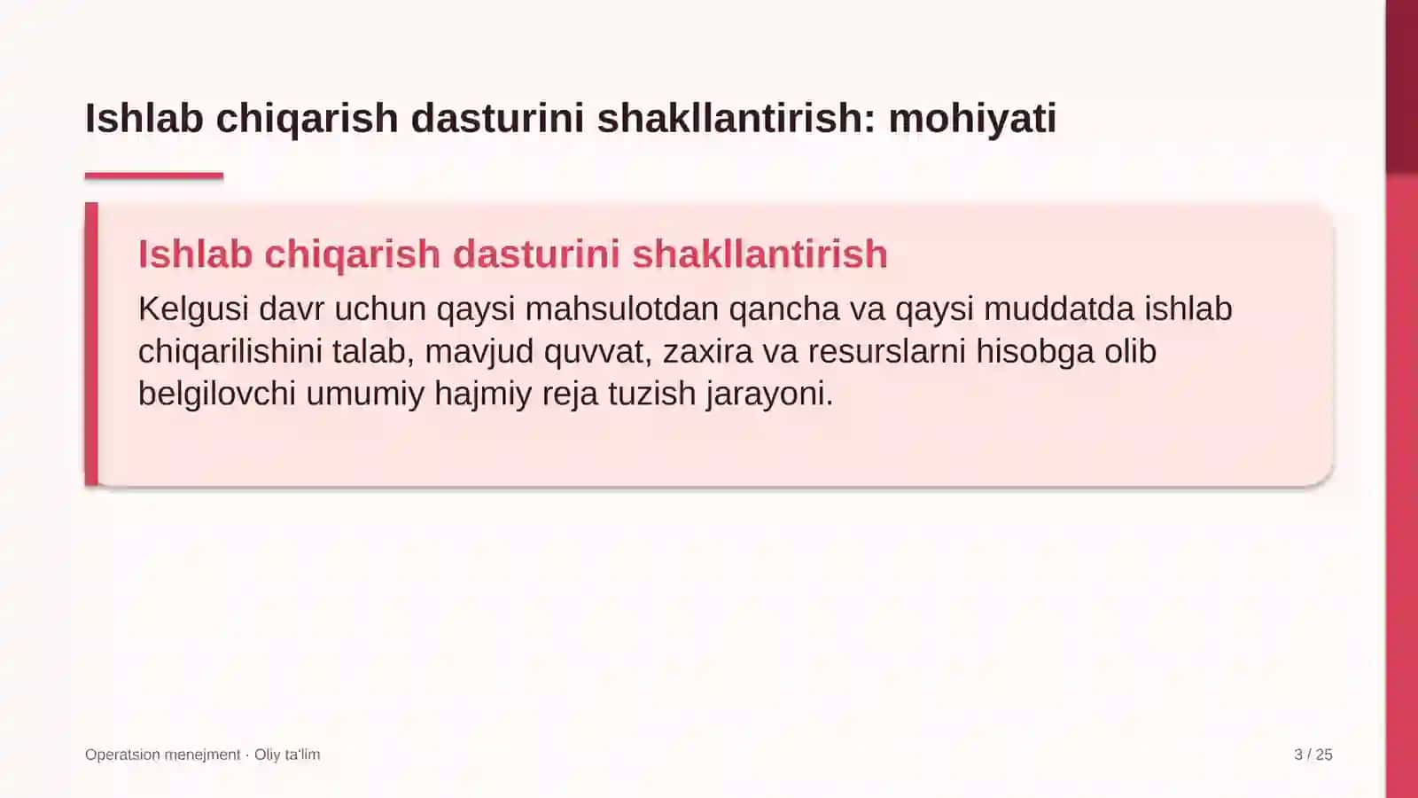 xususiy universitetlarda ishlab chiqarish dasturini shakllantirish 1660 3
