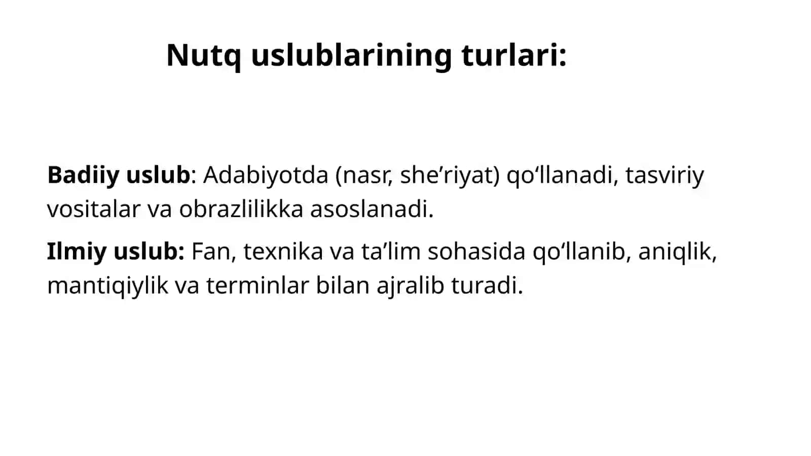 Publististik uslub va rasmiy uslub 3