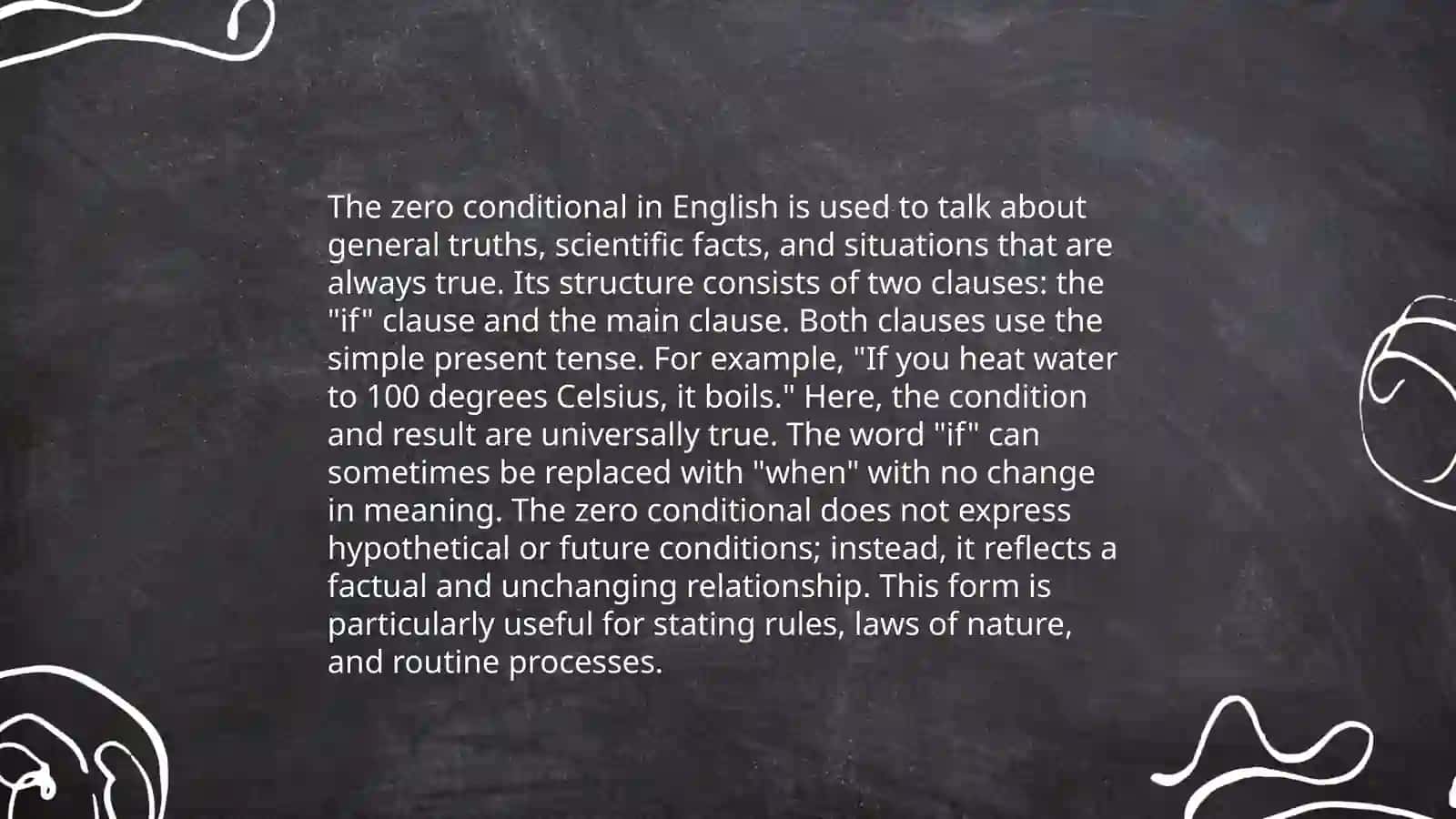 Conditionals: zero and first 3
