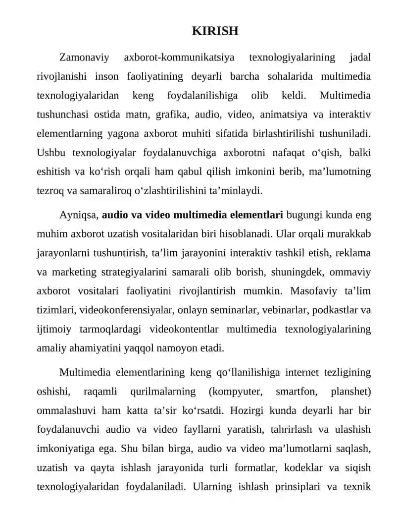 Multimedia elementlari(audio, video) 3