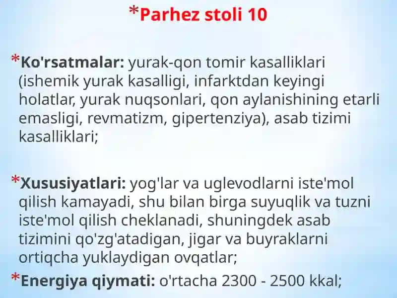 Parhez stoli 10 3