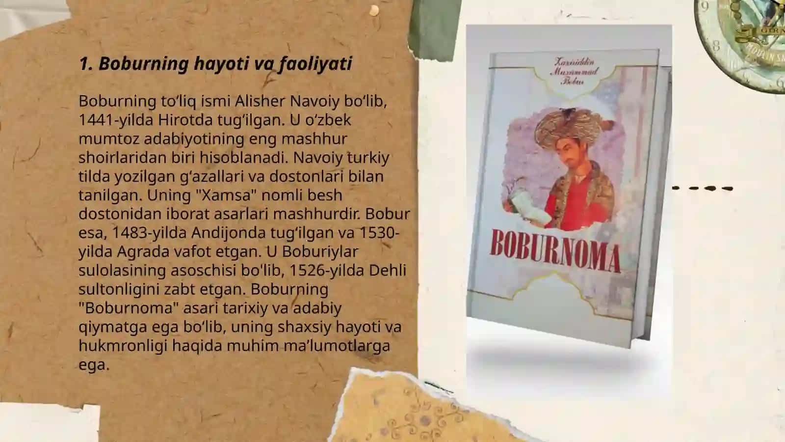 Boburning hayoti va faoliyati 3