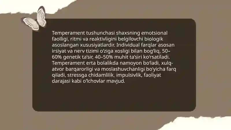 Temperamentdagi individual farqlar 3