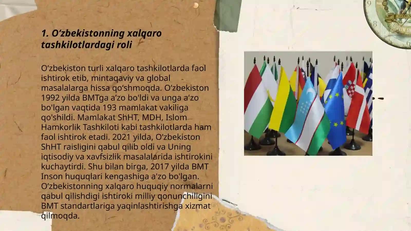 Oʻzbekiston va jahon hamjamiyati 3
