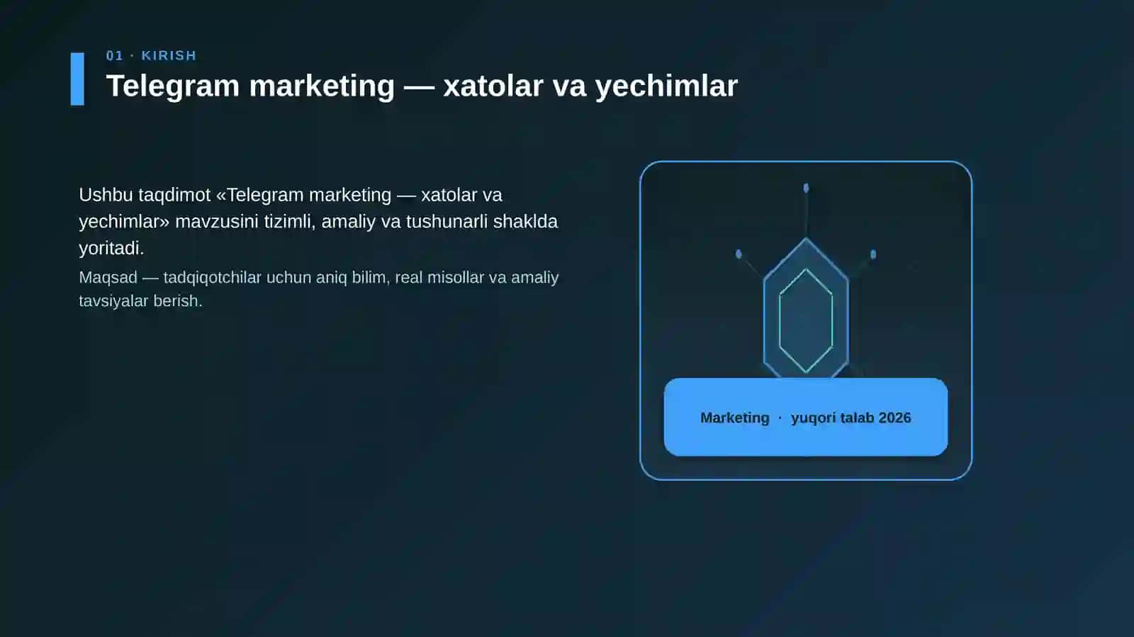Telegram marketing — xatolar va yechimlar 3