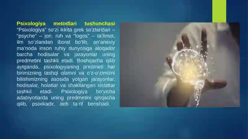 Psixologiya metodlari 3