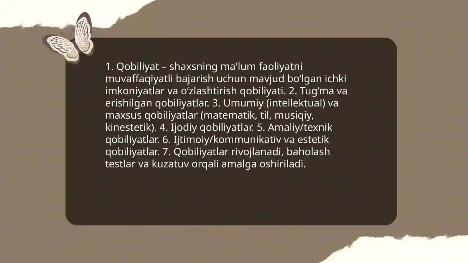 Qobiliyat 3