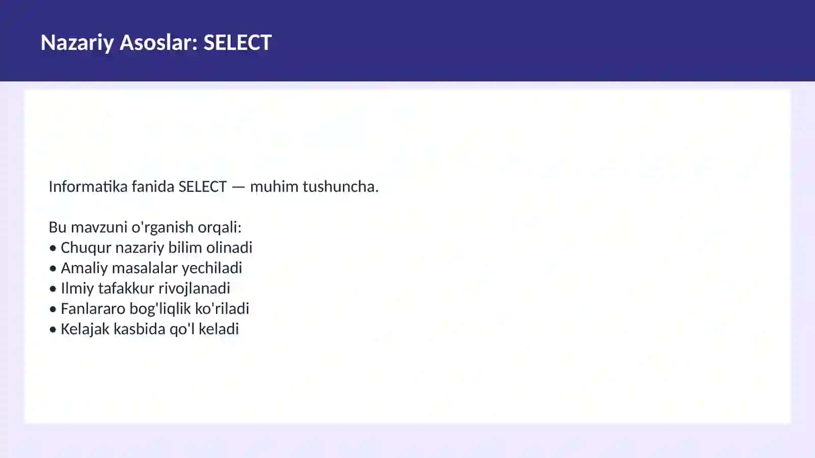 INFORMATIKA SQL 3