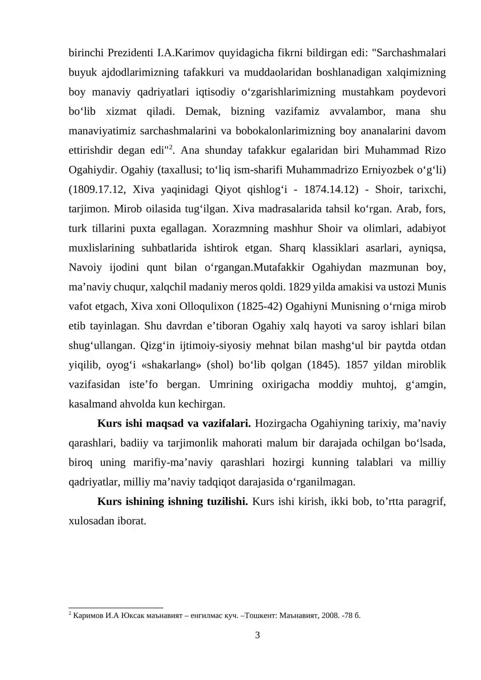 MUNIS TARIXNAVIS VA TARJIMON YOKI OGAHIYNING TARJIMONLIK MAHORATI 3