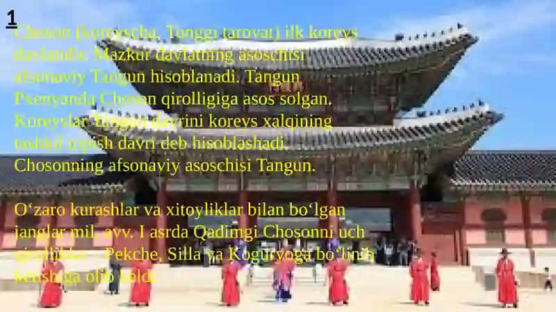 Koreya o`rta asrlarda 3