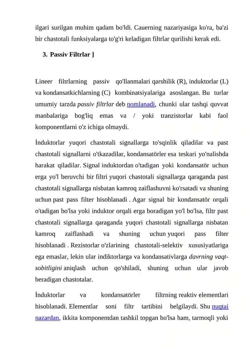 Elektr Filtrlari 3