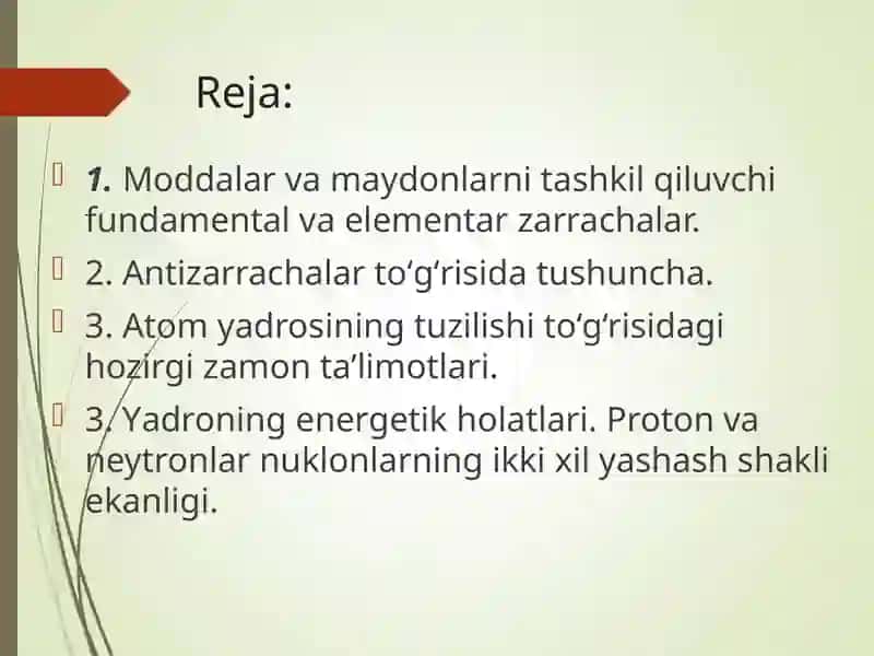 Modda tuzilishi 3