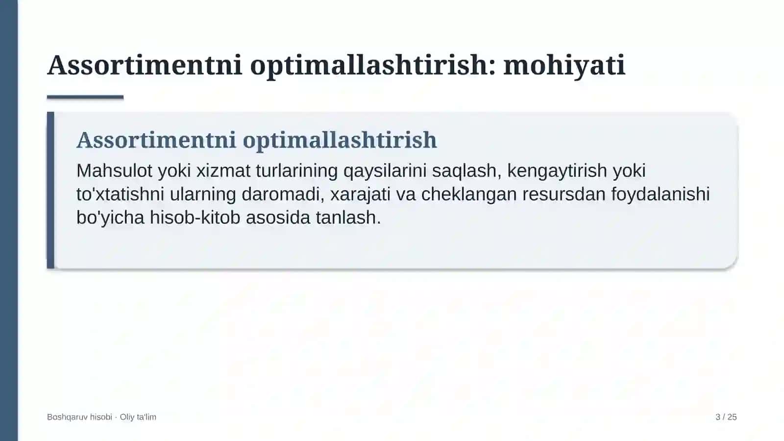 mikromoliya tashkilotlarida mahsulot assortimentini optimallashtirish 4992 3