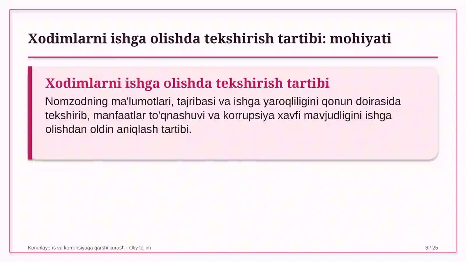 Dorixonalarda xodimlarni ishga olishda tekshirish tartibi 3