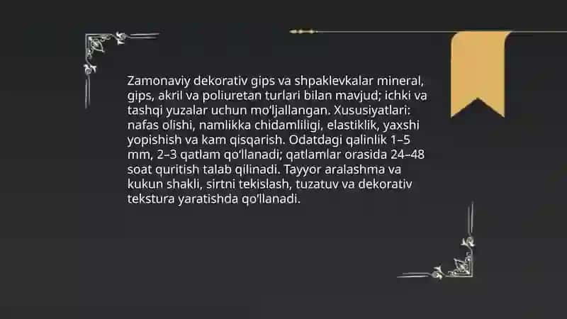 Zamonaviy pardozbop qurilish materiallari 3