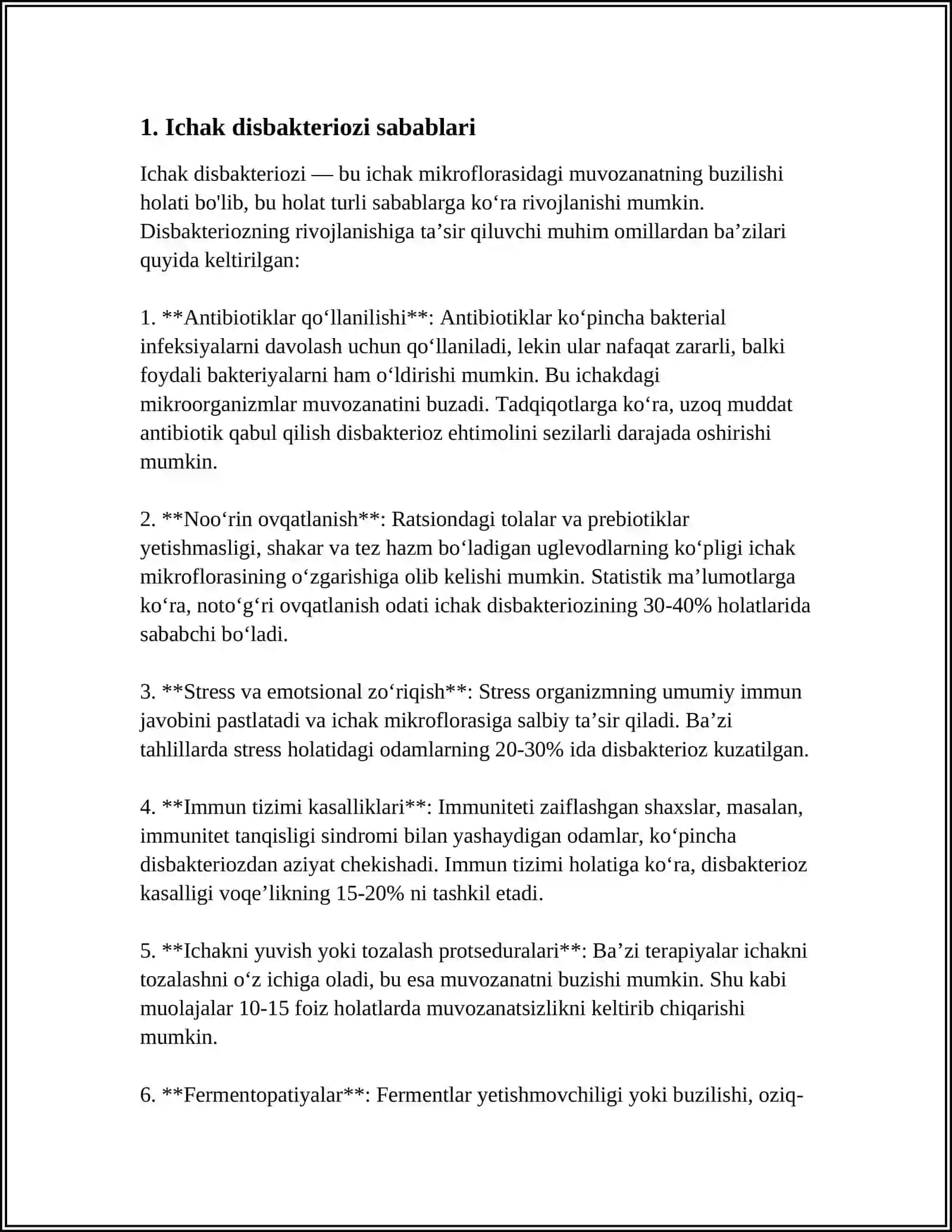 ICHAK DISBAKTERIOZI 3
