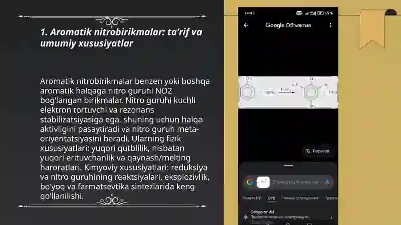 Aromatik nitrobirikmalar 3