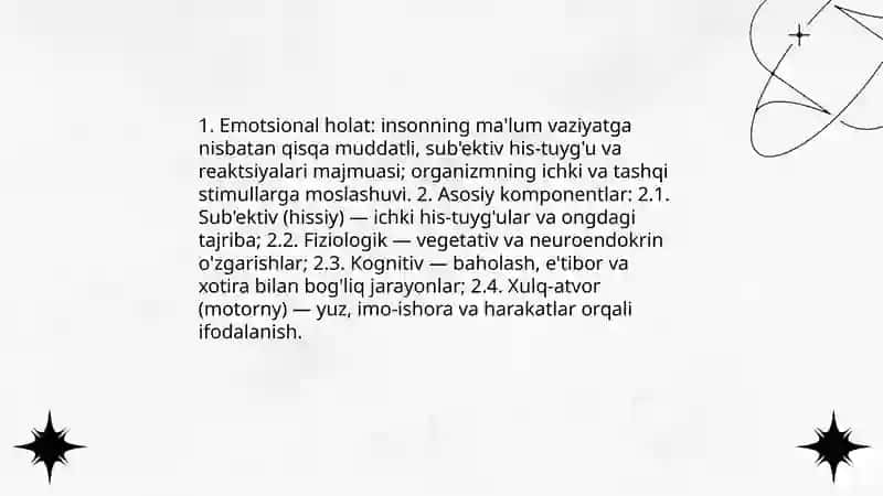 Emotsional holatlar 3