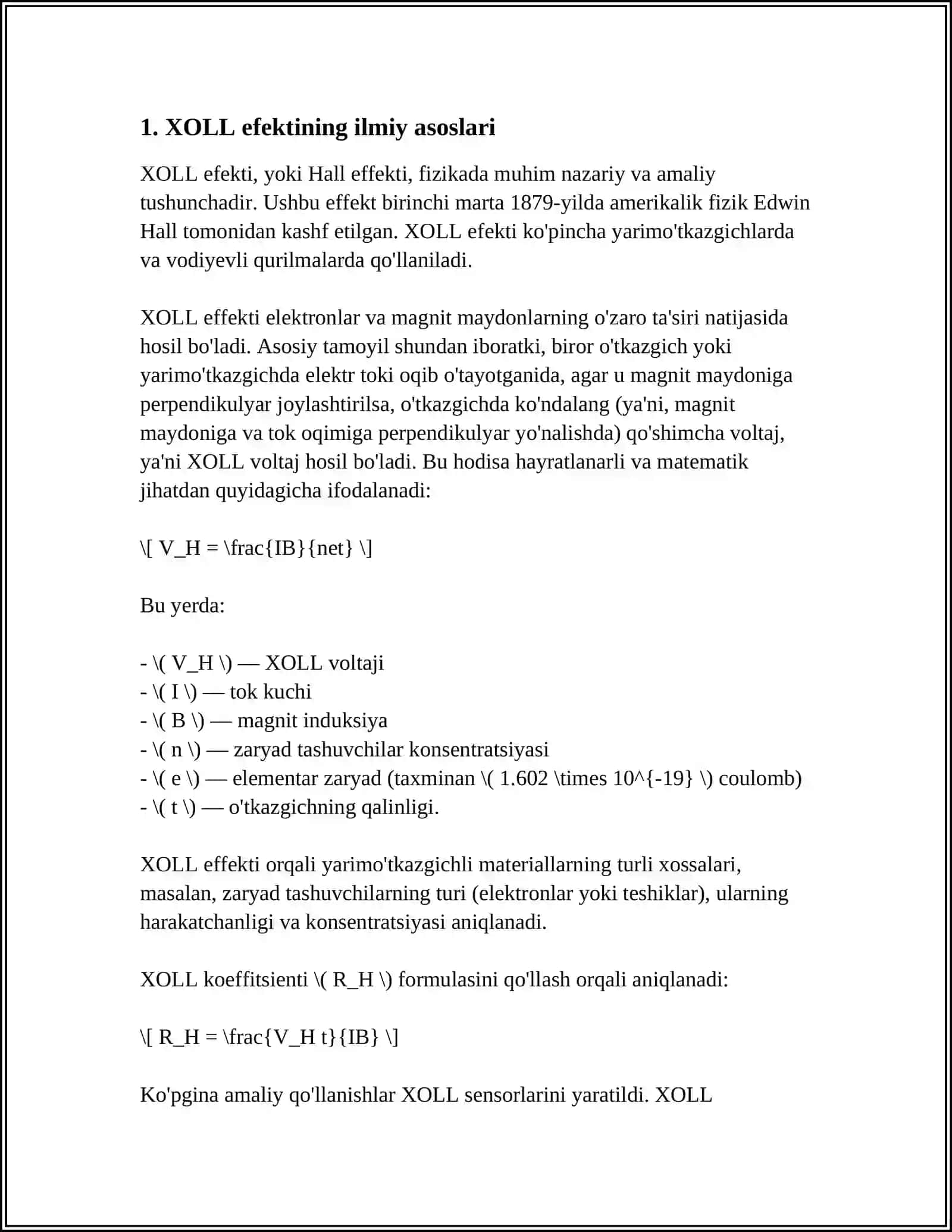XOLL EFFEKTI 3