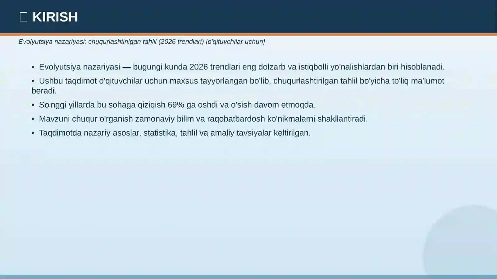 EVOLYUTSIYA NAZARIYASI 3