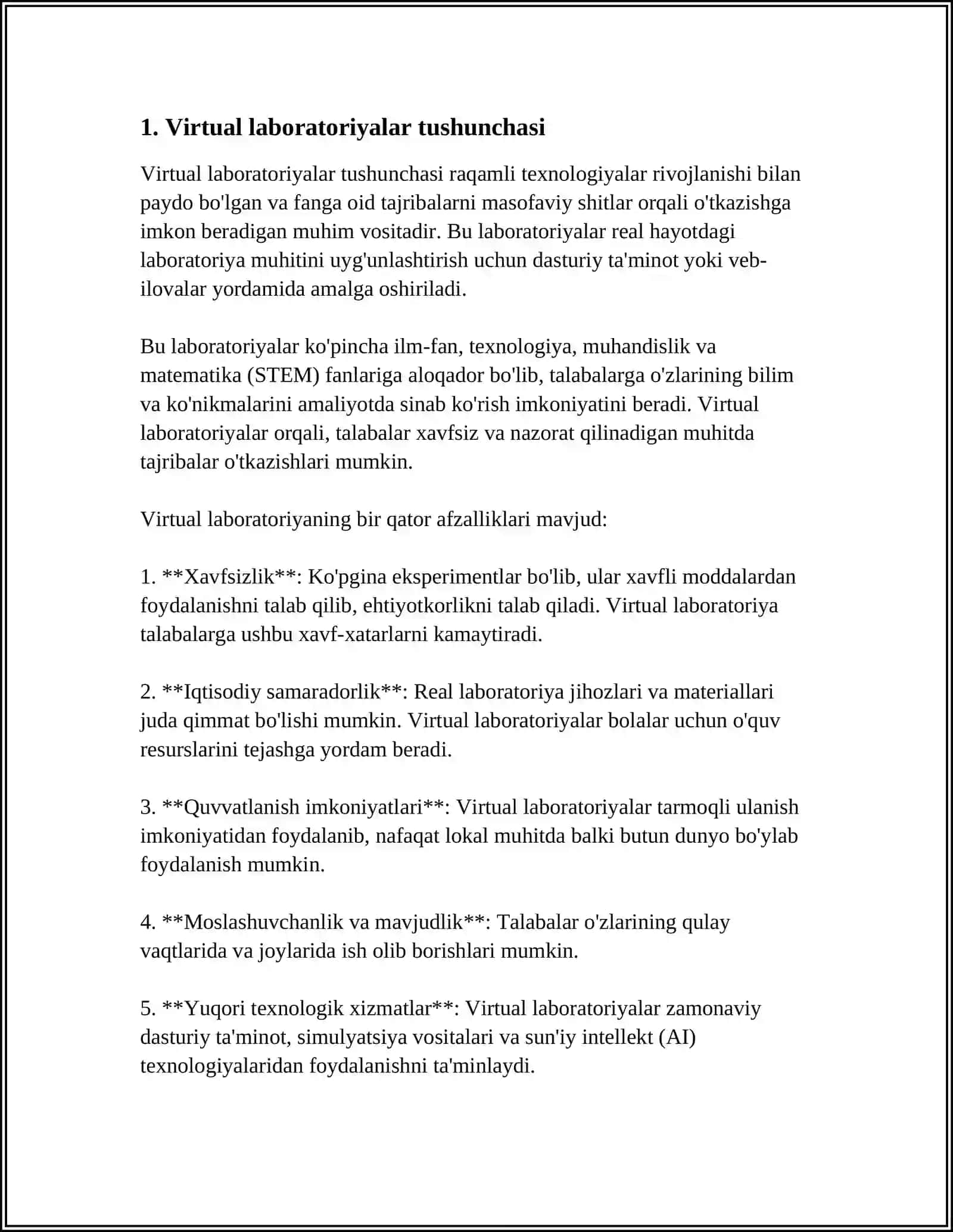 VIRTUAL LABORATORIYALAR YARATISH 3