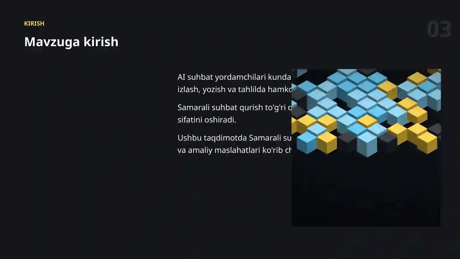 AI SUHBAT YORDAMCHILARI 3