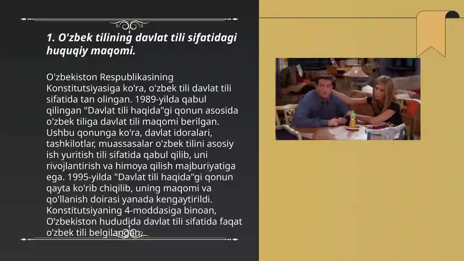 O'zbek tilining davlat tili sifatidagi nufuzi va mavqeyini tubdan oshirish chora tadbirlari 3