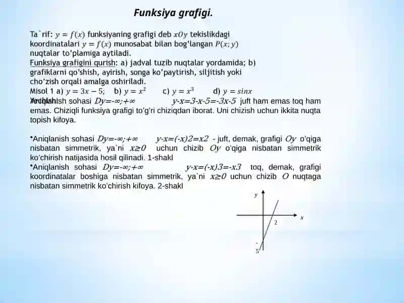Funksiya GRAFIGI 3