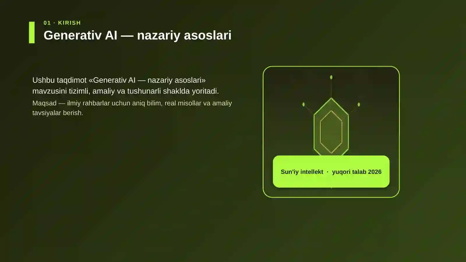 Generativ AI — nazariy asoslari 3