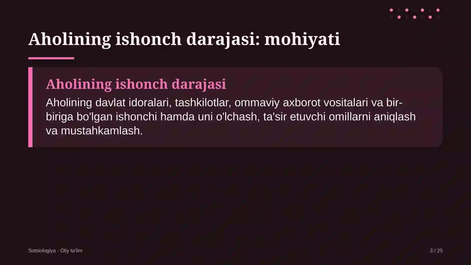franchayzing tarmoqlarida aholining ishonch darajasi 1326 3
