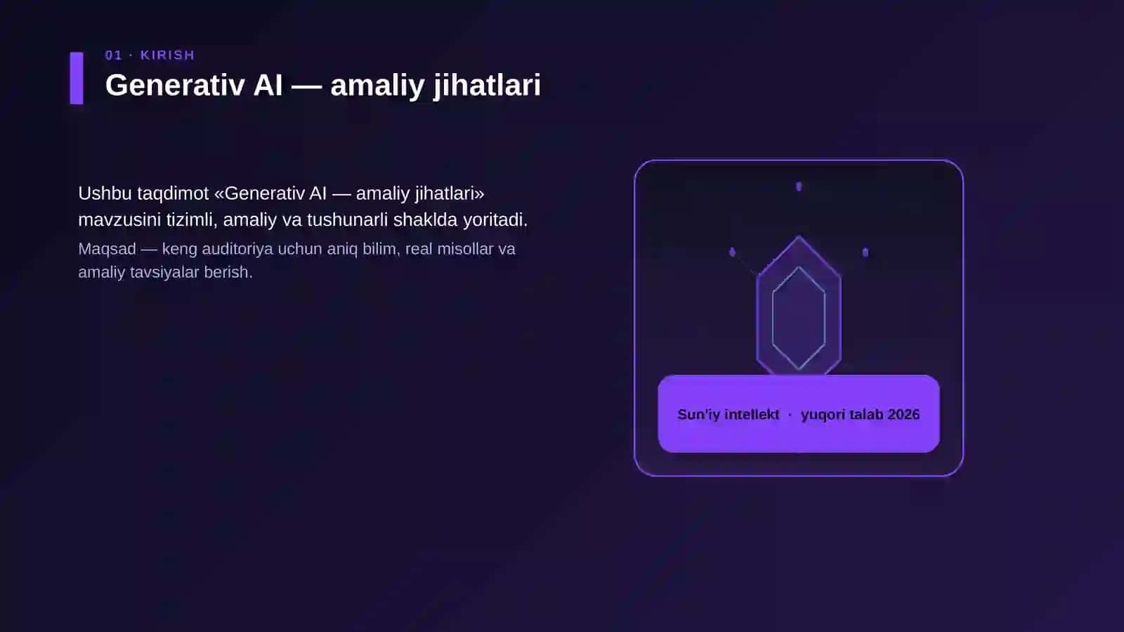 Generativ AI — amaliy jihatlari 3