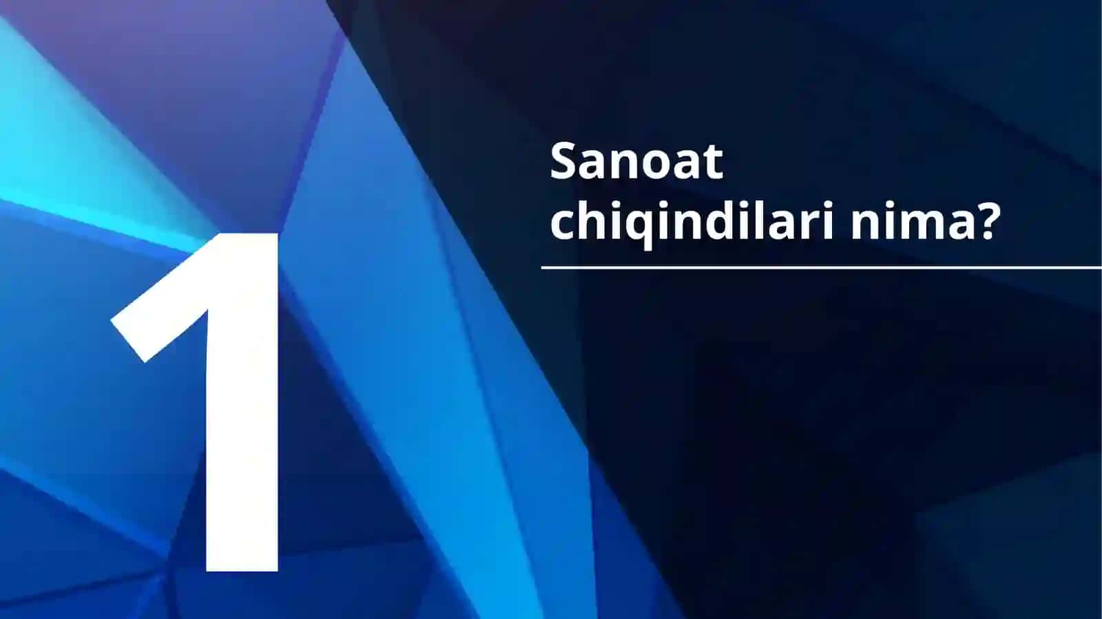 Sanoat chiqindilari 3