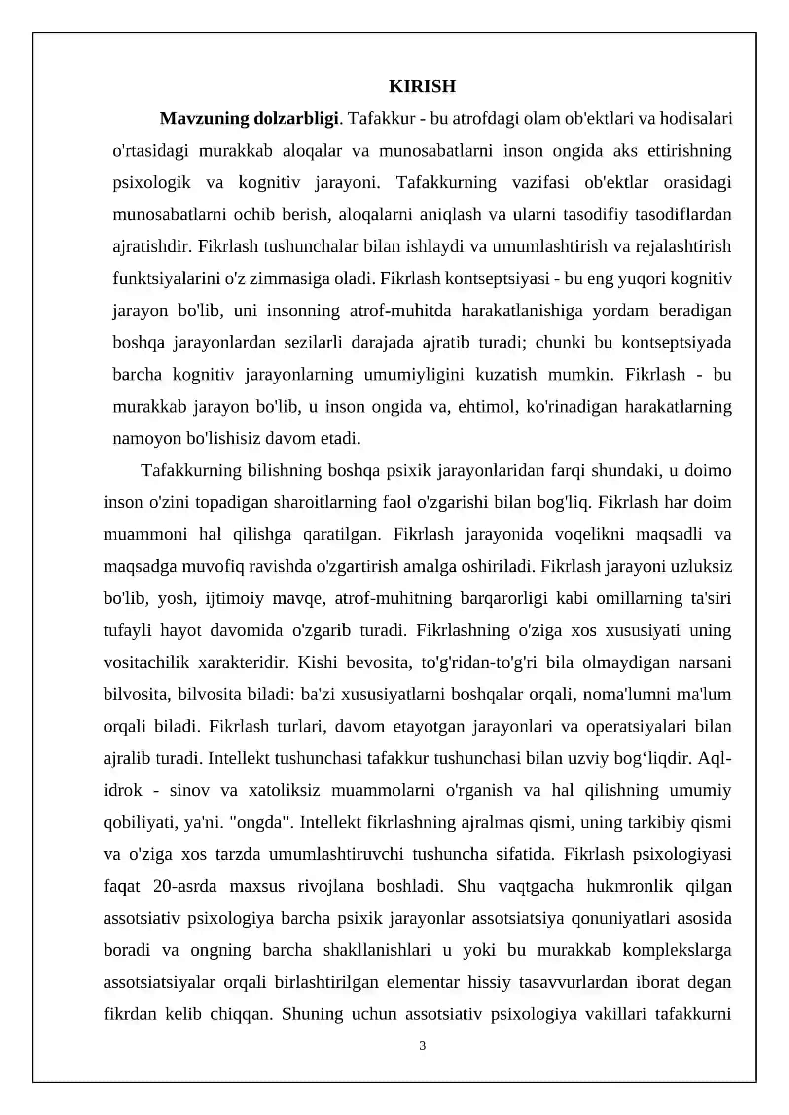 Tafakkur va intellekt 3
