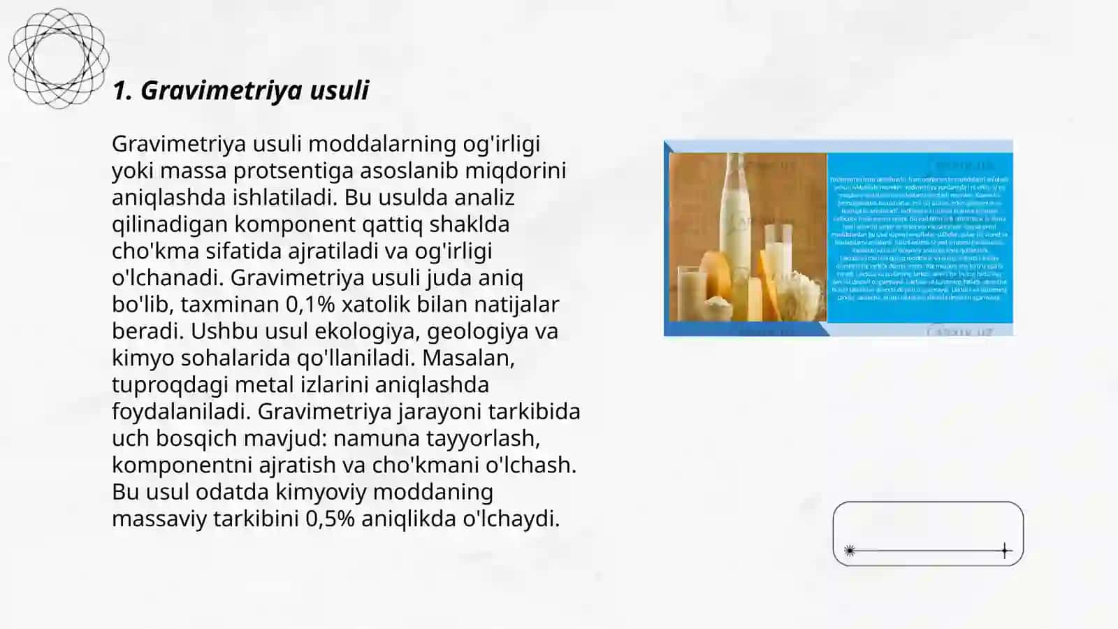 Gravimetriya usuli 3