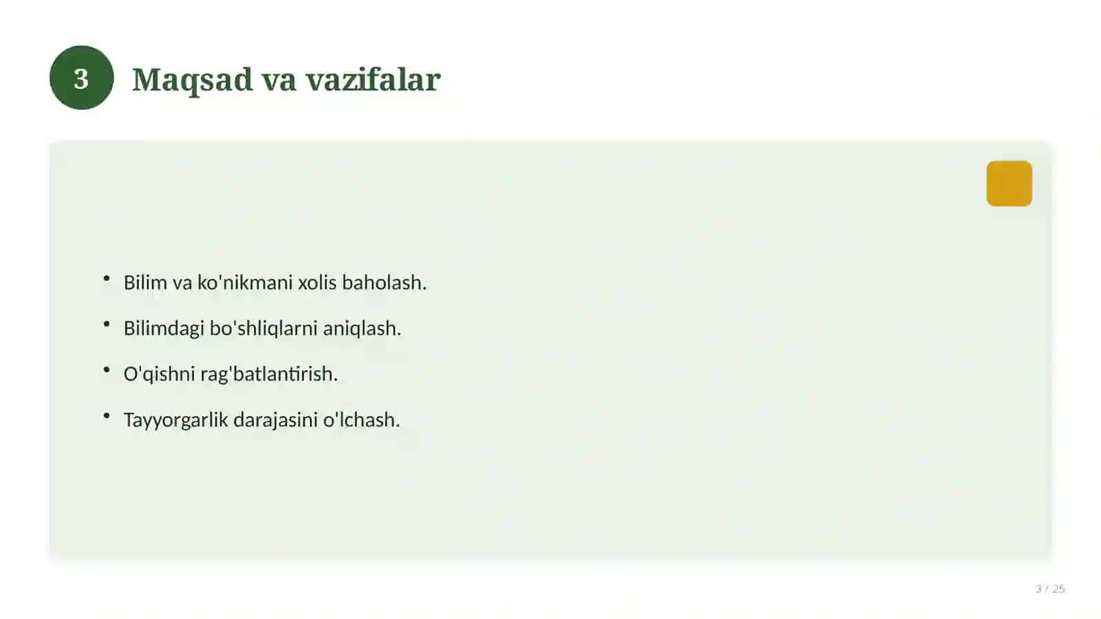 Kimyo fanidan 7-sinf test savollari to'plami 3