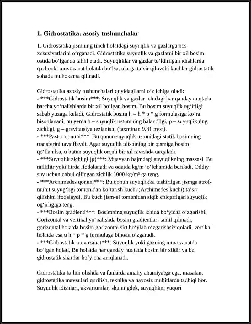 GIDROSTATIKA 3