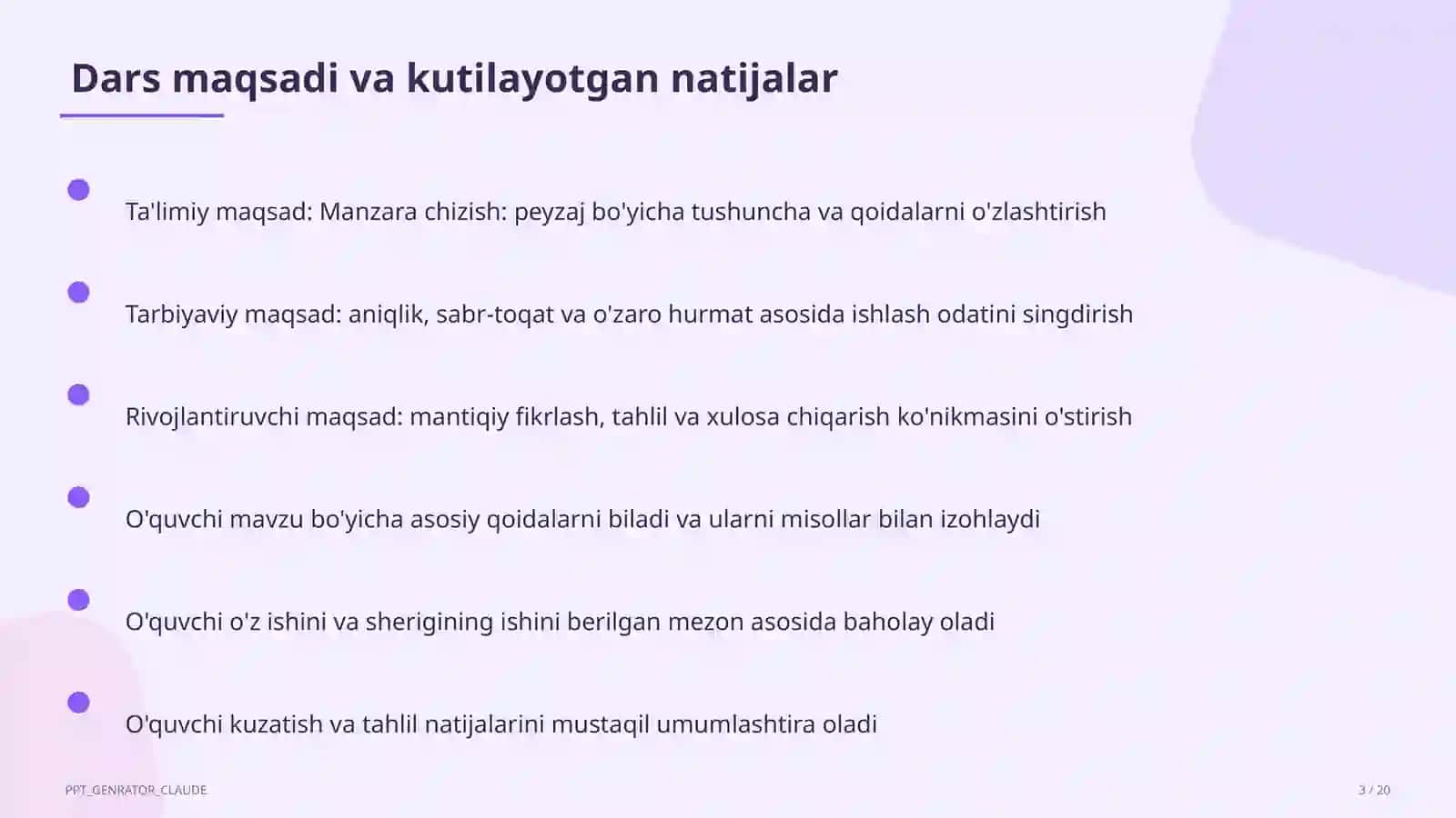 Manzara chizish: peyzaj 3